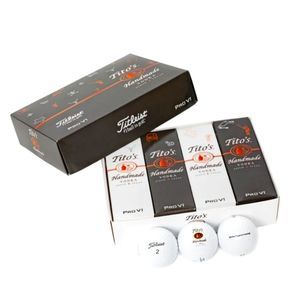 🆕️NWT Tito's Handmade Vodka Titleist Pro-V1 Golf Balls Storage Sleeve for Balls